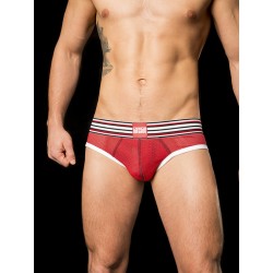 Barcode Berlin Backless Brief Bond Street red / white