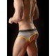 Barcode Berlin Backless Brief Gustavo grau/gelb/schwarz