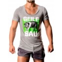 Barcode Berlin Geile Sau Shirt grey