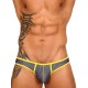 Pistol Pete Prism 2 Layers Mesh Brief Underwear Navy Blue/Yellow