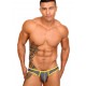 Pistol Pete Prism 2 Layers Mesh Brief Underwear Navy Blue/Yellow