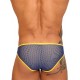 Pistol Pete Prism 2 Layers Mesh Brief Underwear Navy Blue/Yellow